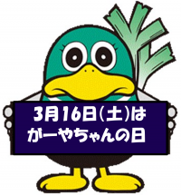 今週末はガーヤちゃんの日！